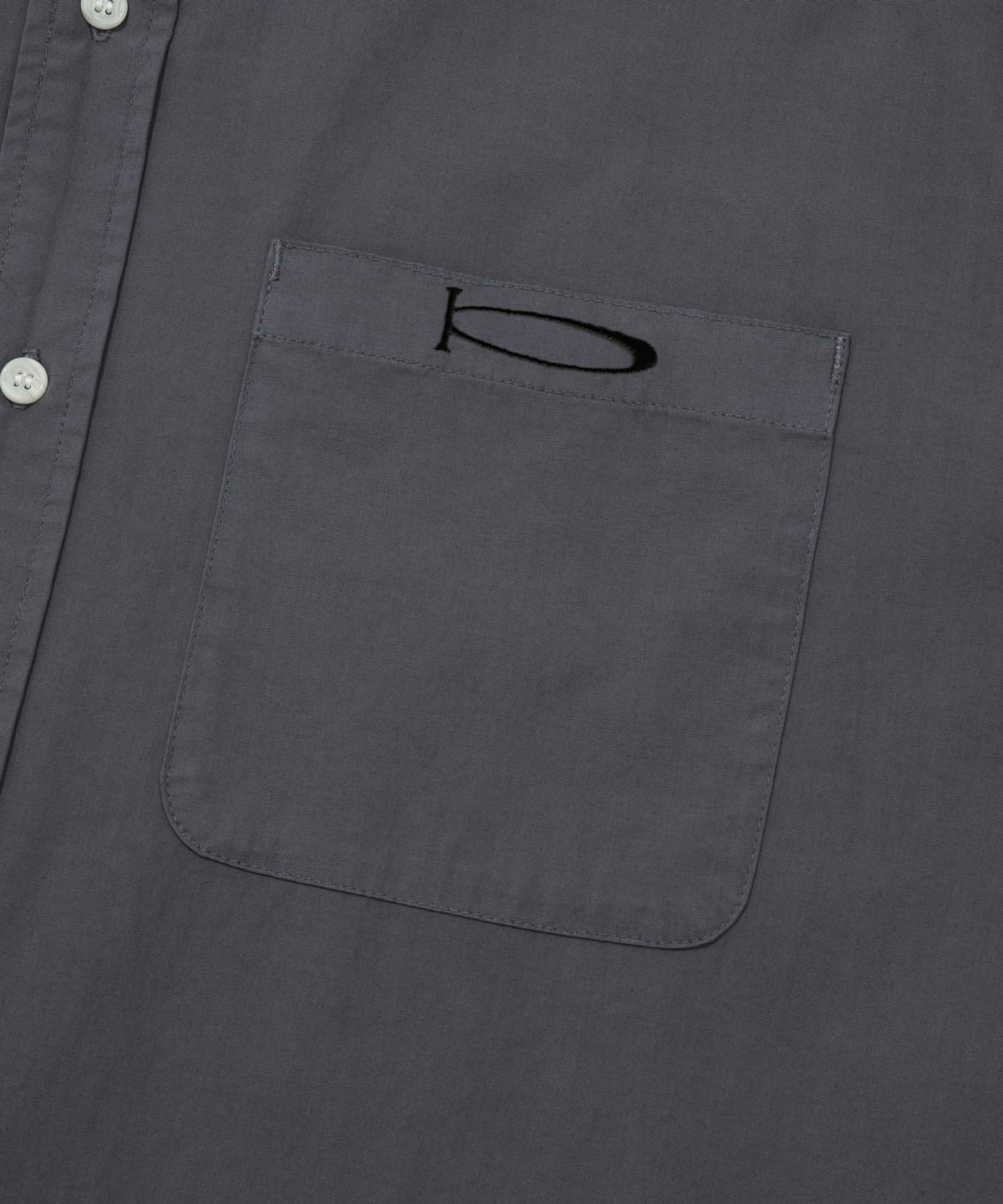 피지컬 디파트먼트(PHYSICAL DEPARTMENT) P-ACTIVE OVER-FIT SHIRT CHARCOAL