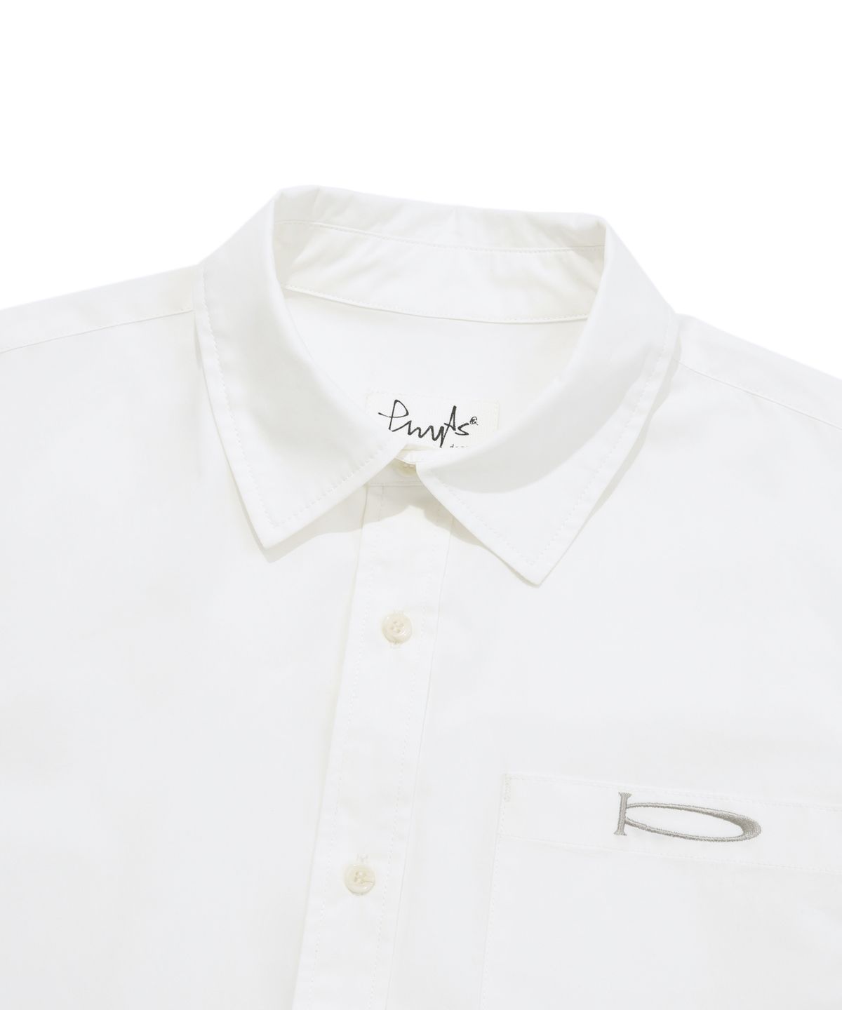 피지컬 디파트먼트(PHYSICAL DEPARTMENT) P-ACTIVE OVER-FIT SHIRT WHITE