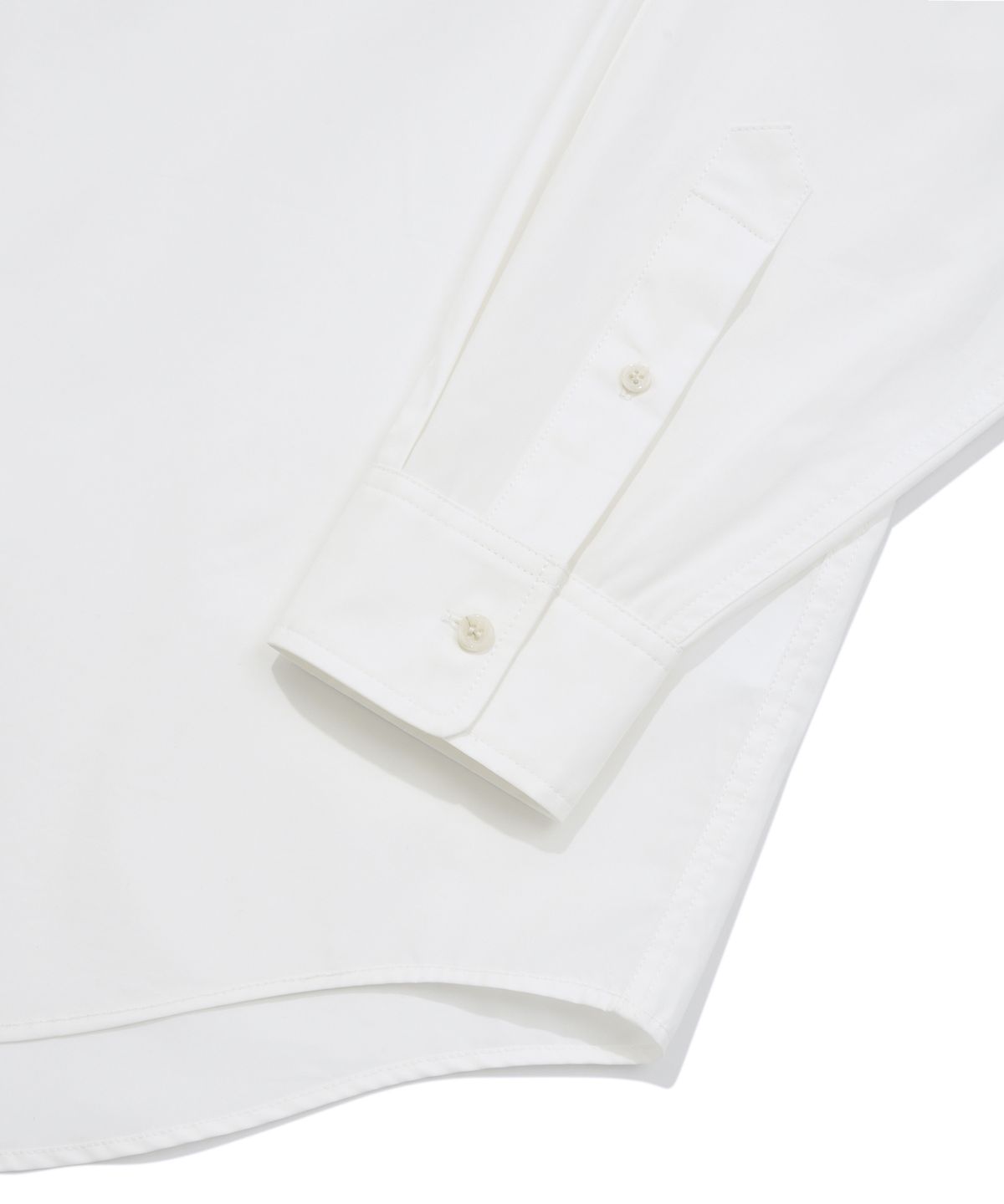피지컬 디파트먼트(PHYSICAL DEPARTMENT) P-ACTIVE OVER-FIT SHIRT WHITE