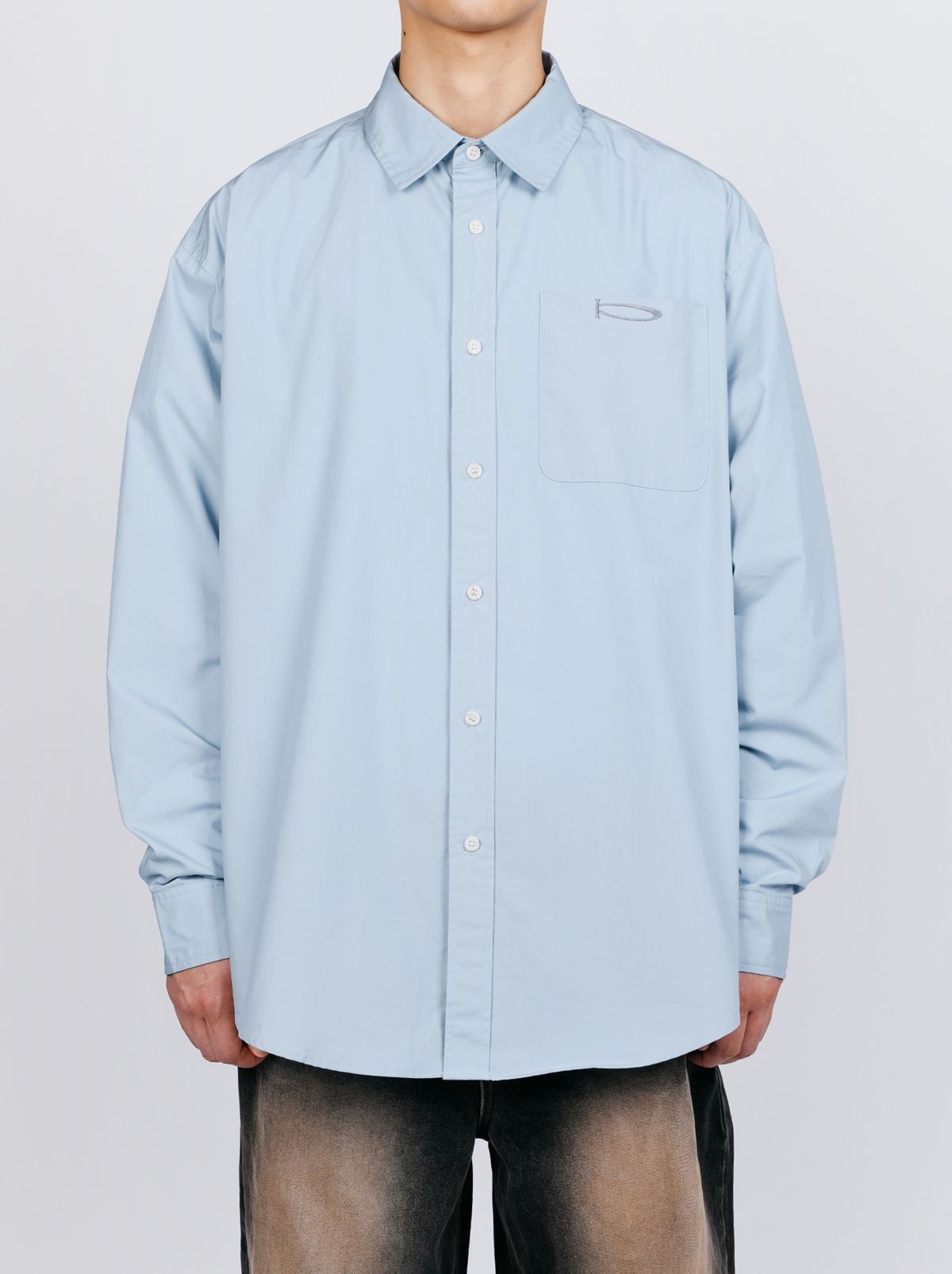 피지컬 디파트먼트(PHYSICAL DEPARTMENT) P-ACTIVE OVER-FIT SHIRT WHITE