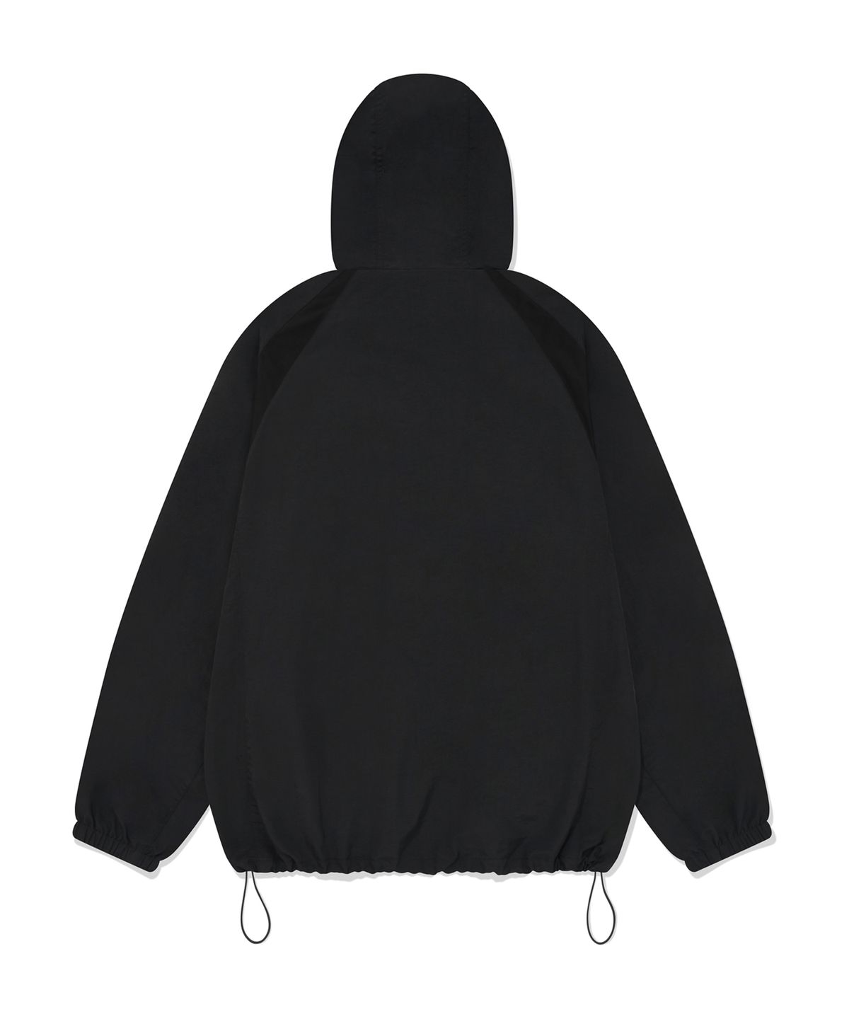 피지컬 디파트먼트(PHYSICAL DEPARTMENT) COLOR BLOCK MESH HOODIE TRACK JACKET BLACK