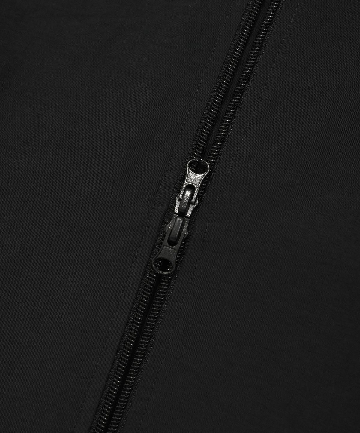 피지컬 디파트먼트(PHYSICAL DEPARTMENT) COLOR BLOCK MESH HOODIE TRACK JACKET BLACK