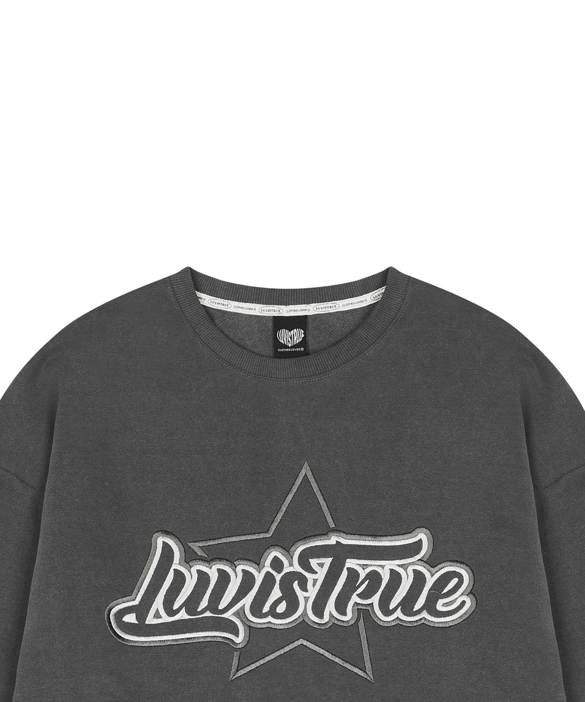 러브이즈트루(LUVISTRUE) STAR LOGO MTM(CHARCOAL)