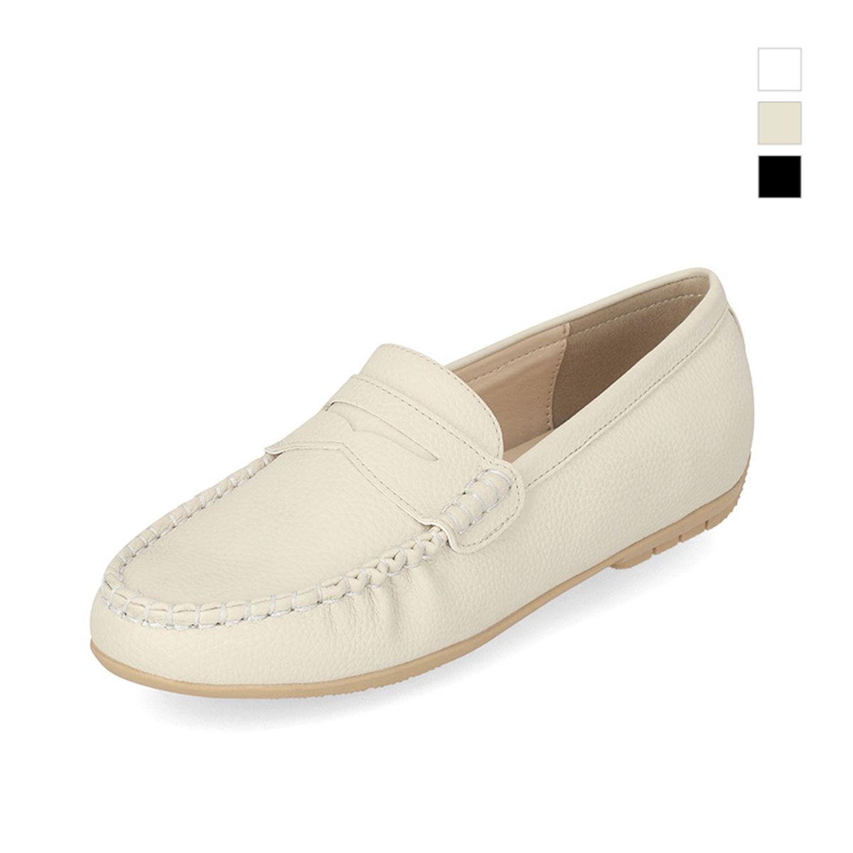 엘칸토(ELCANTO) 마쯔 여성 소프트 봉합 로퍼 2cm LCWC80M413