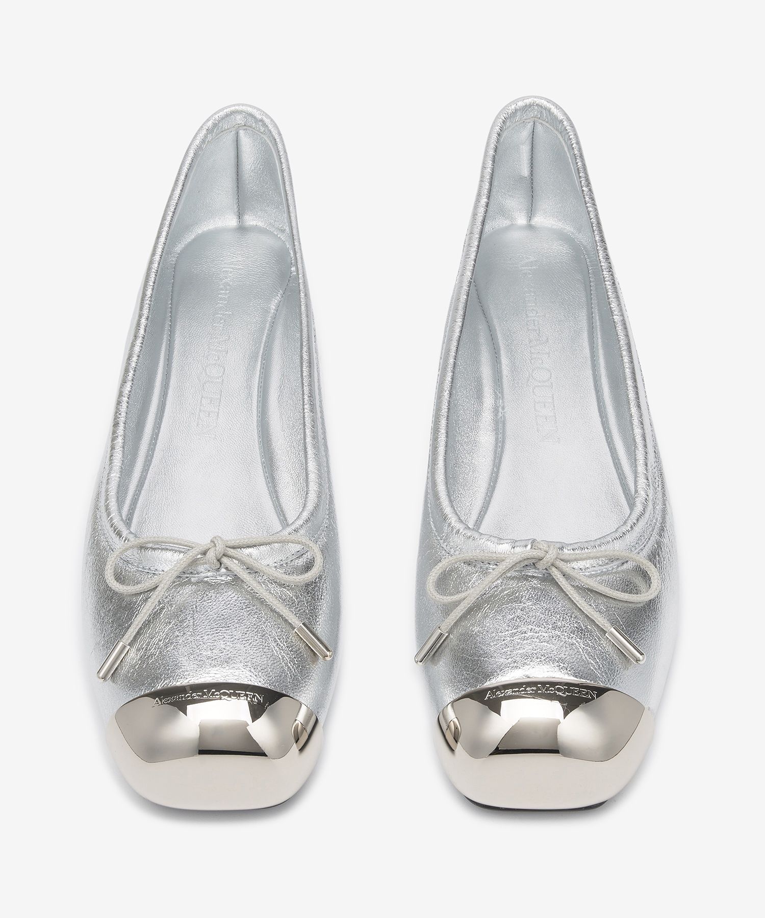 MUSINSA公式 | ALEXANDER McQUEEN Metal Toe Bow Ballerina
