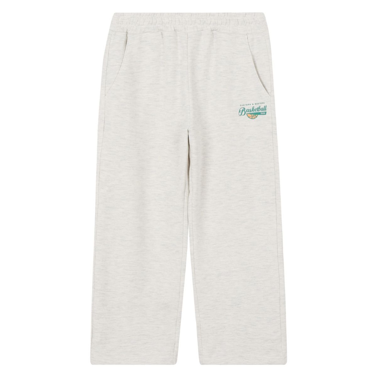 엔비에이 키즈(NBA KIDS) 에센셜 투웨이 스트레이트핏 팬츠(K241TP070P) 오트밀