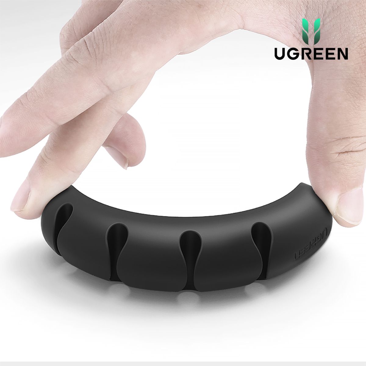 유그린(UGREEN) 실리콘 케이블 선정리 케이블홀더