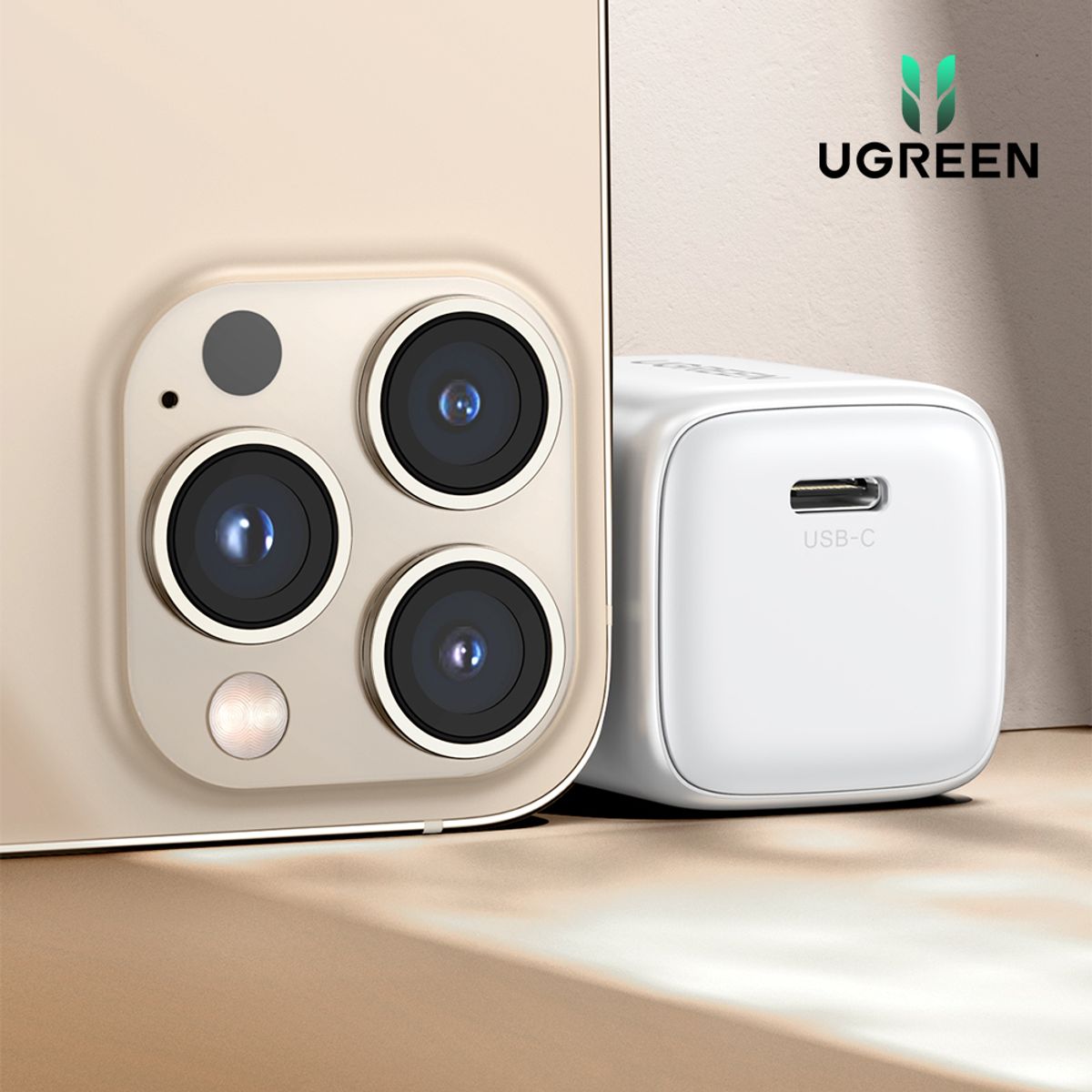 유그린(UGREEN) 넥소드 GaN 30W C타입 고속충전기 CD319 (미니사이즈)