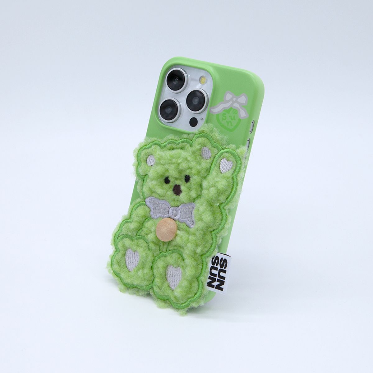 세컨드유니크네임(SECOND UNIQUE NAME) SUN CASE PATCH HI BEAR MELON
