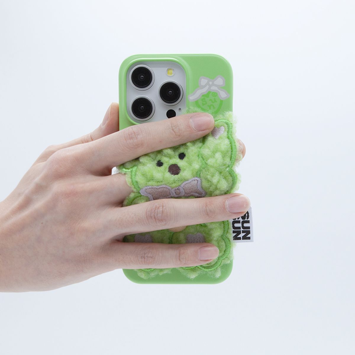 세컨드유니크네임(SECOND UNIQUE NAME) SUN CASE PATCH HI BEAR MELON