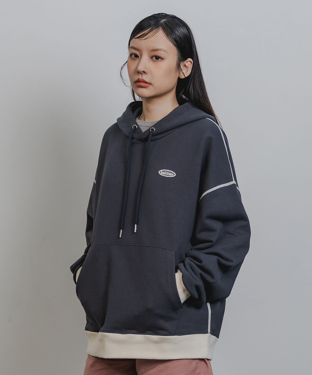 바켄(BAKKEN) Essential 후디 BK6981_차콜