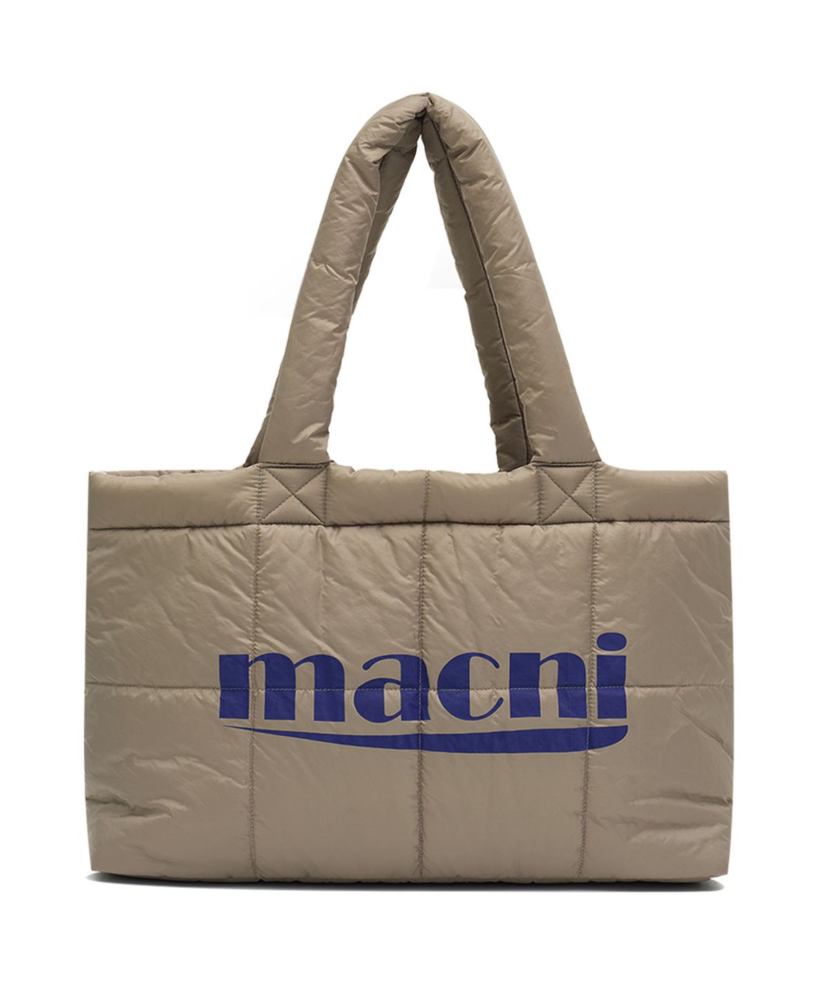 마크니(MACNI) PADDED SHOULDER BAG_KHAKI BEIGE