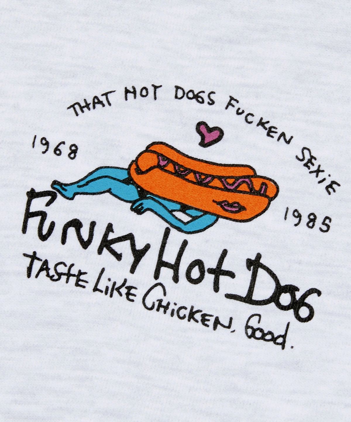 마크곤잘레스(MARK GONZALES) MG FUNKY HOTDOG GRAPHIC HOODIE - L/GREY