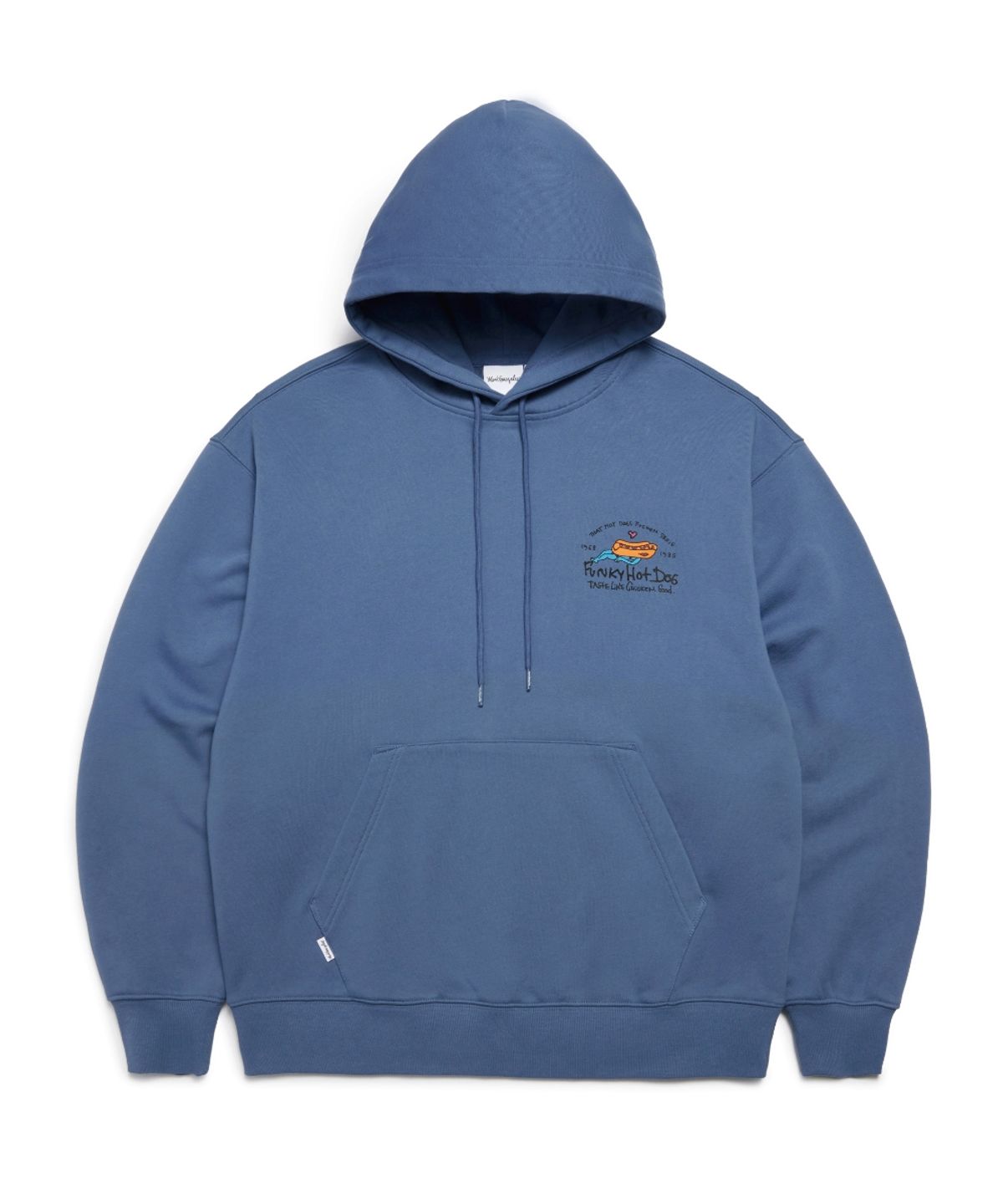 마크곤잘레스(MARK GONZALES) MG FUNKY HOTDOG GRAPHIC HOODIE - D/BLUE