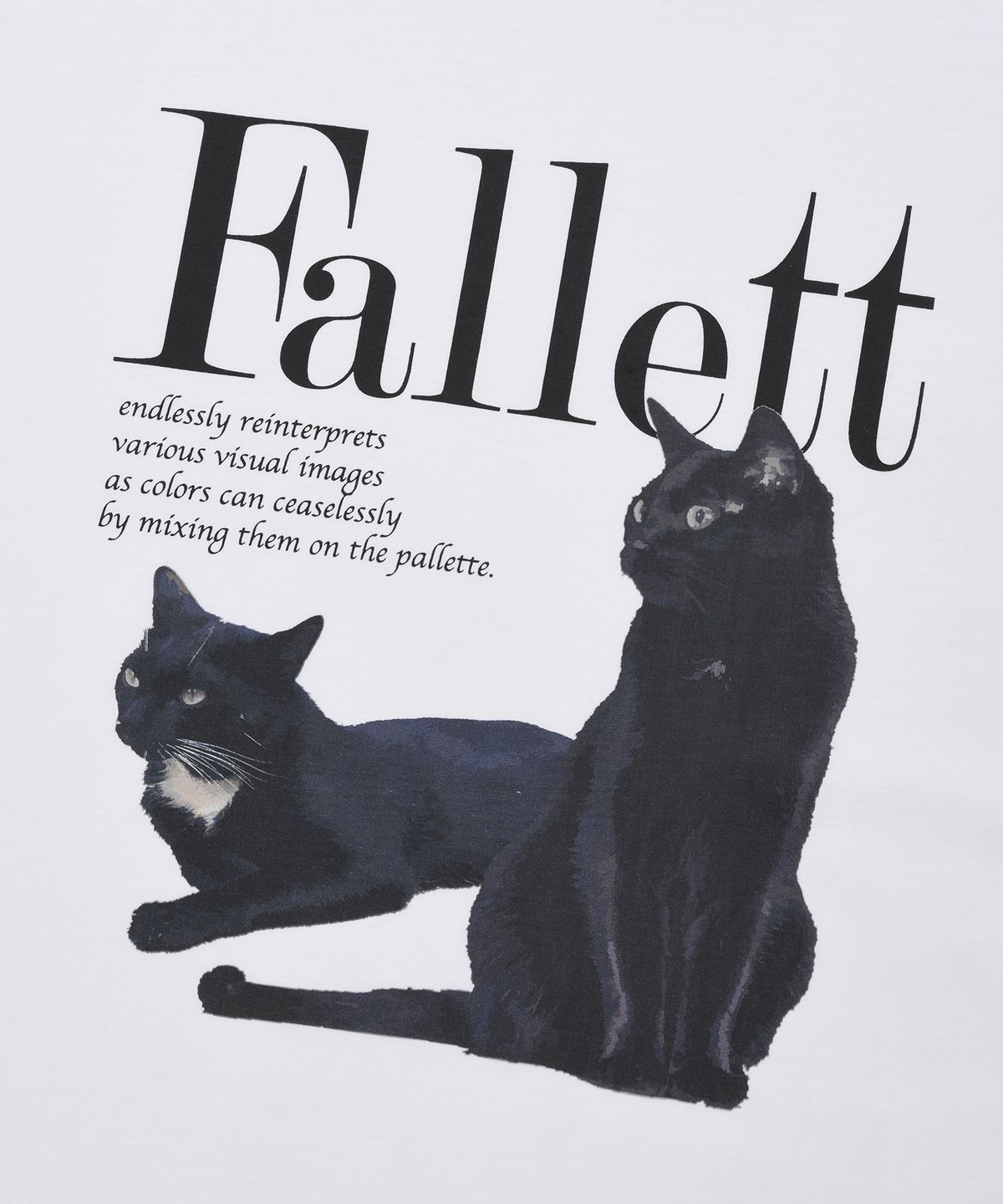 팔렛(FALLETT) [22SS] 듀스 네로 반팔티 화이트