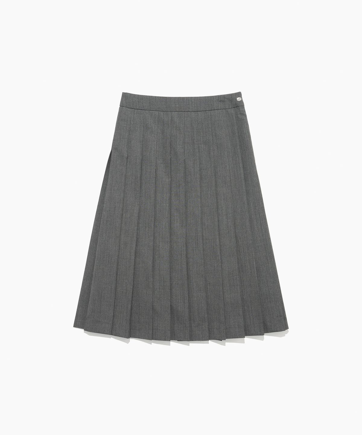 튜드먼트(TTUDEMENT) PLEATED MIDI SKIRT GREY