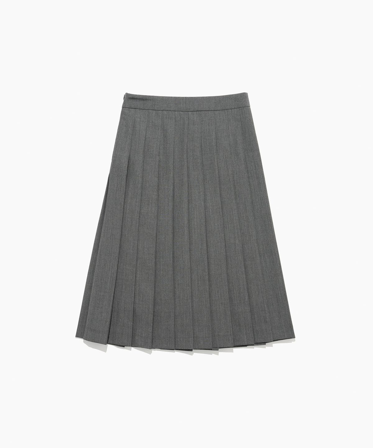 튜드먼트(TTUDEMENT) PLEATED MIDI SKIRT GREY