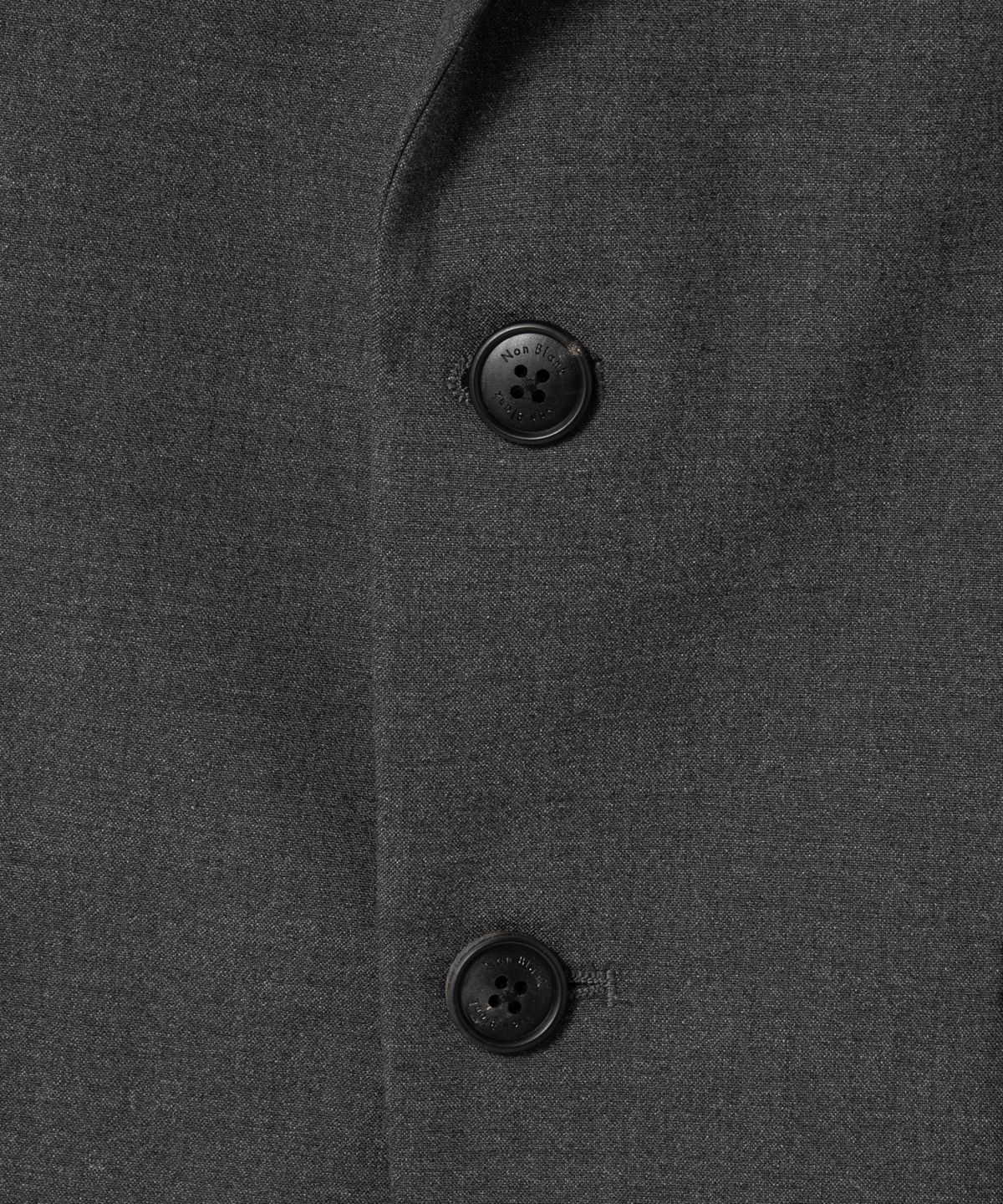 넌블랭크(NONBLANK) W11 세미 오버 핏 블레이저_CHARCOAL GREY