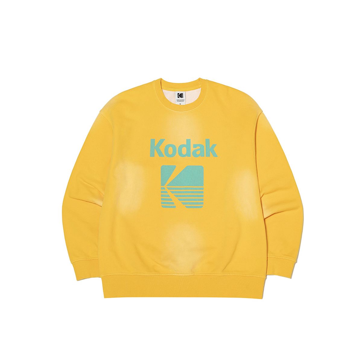코닥(KODAK) 컬러아이 세미오버핏 맨투맨 YELLOW