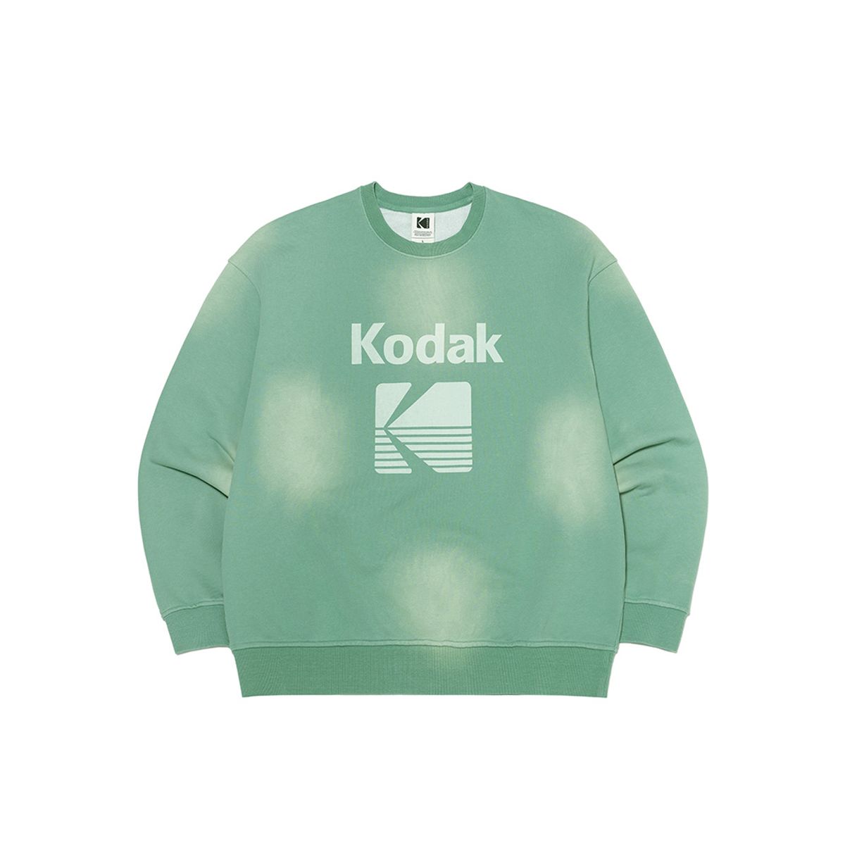 코닥(KODAK) 컬러아이 세미오버핏 맨투맨 MINT GREEN