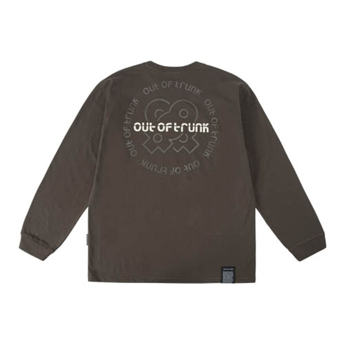 아웃 오브 트렁크(OUT OF TRUNK) TRUNK Logo Print Long Sleeve (Brown)