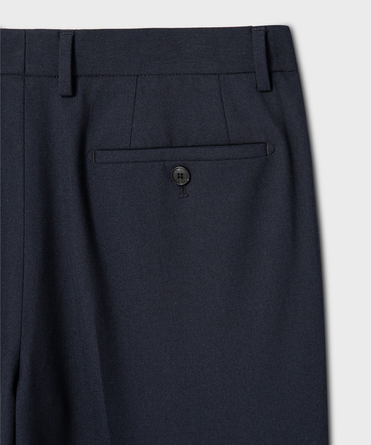 넌블랭크(NONBLANK) W11 세미 와이드 핏 슬랙스_DARK NAVY