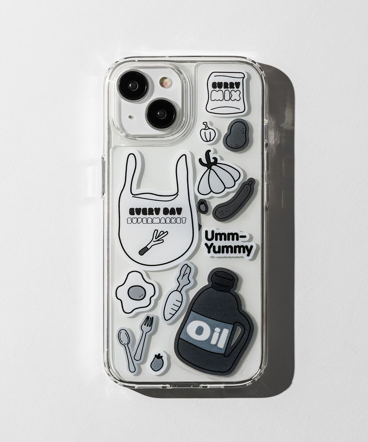 누아트(NUART) [4TYPE] 아이폰/갤럭시 Custom Sticker 디자인 젤하드 케이스