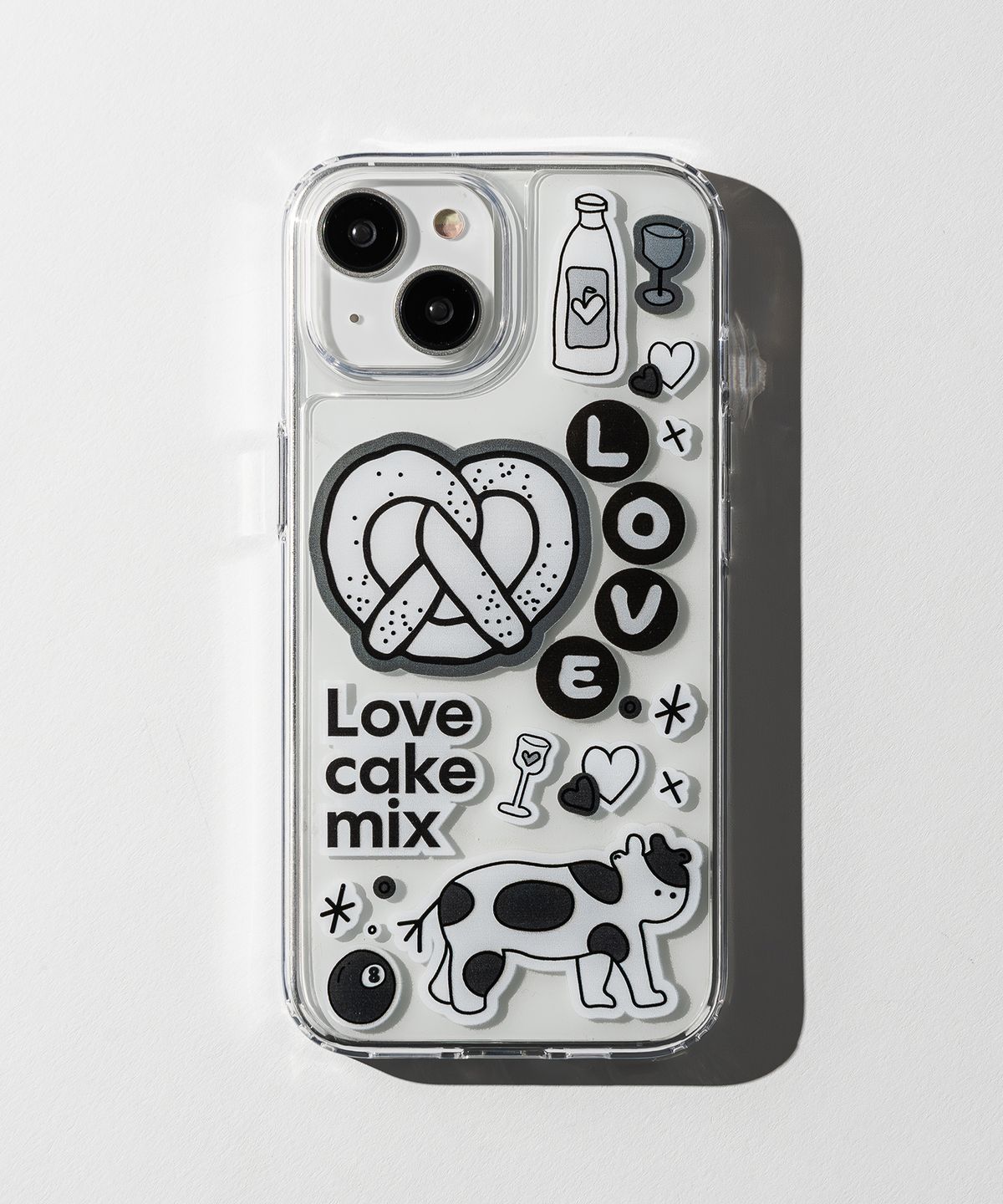 누아트(NUART) [4TYPE] 아이폰/갤럭시 Custom Sticker 디자인 젤하드 케이스