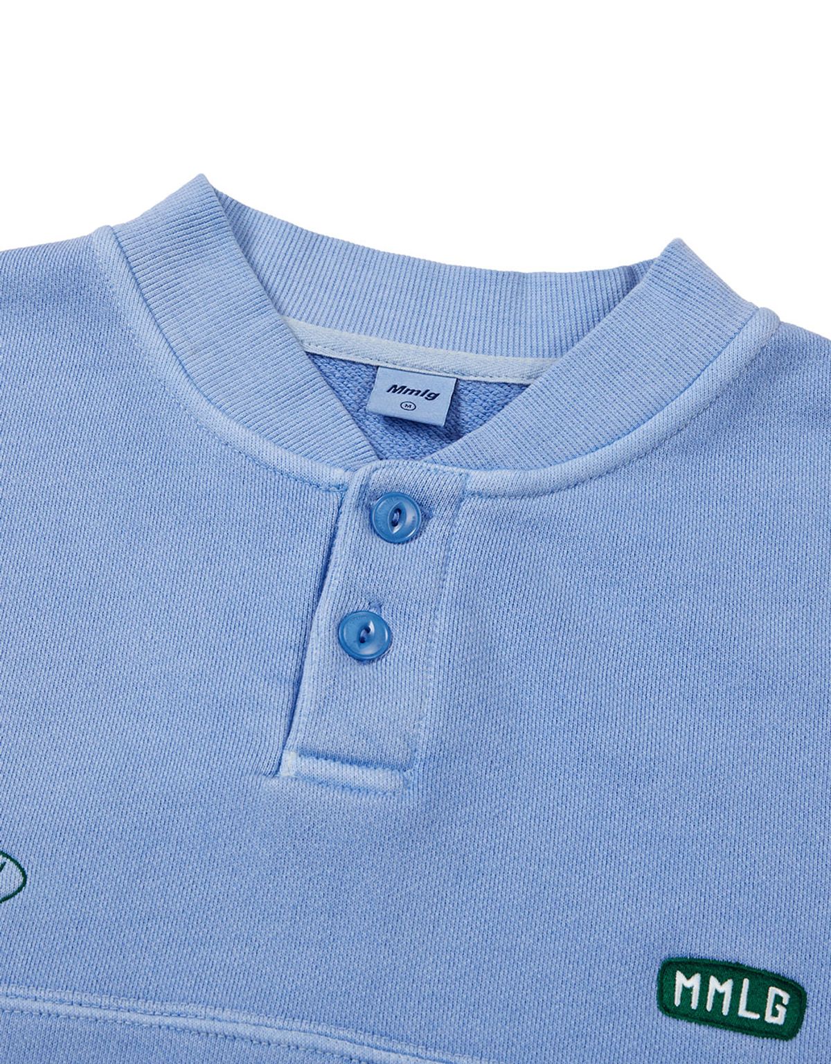 엠엠엘지(MMLG) [Mmlg] OVERDYED SWEAT (DUST BLUE)