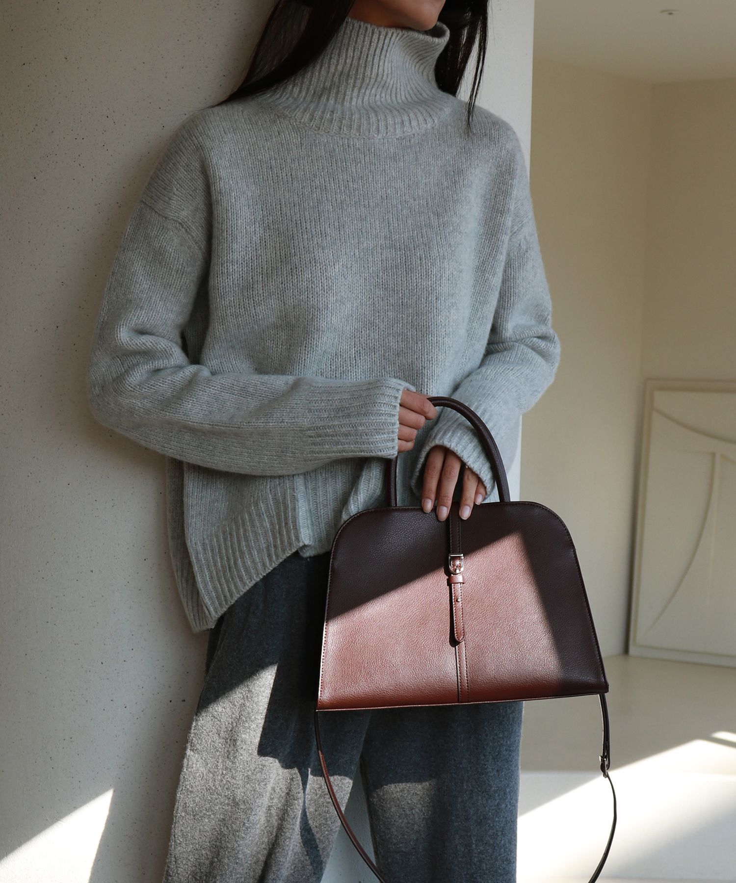 MUSINSA | MONOROW Blanc Medium Burgundy Brown
