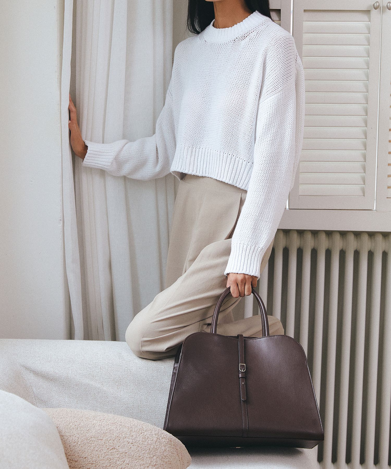 ☆MONOROW☆ Blanc Large Burgundy Brown MUSINSA | MONOROW Blanc Large Burgundy Brown