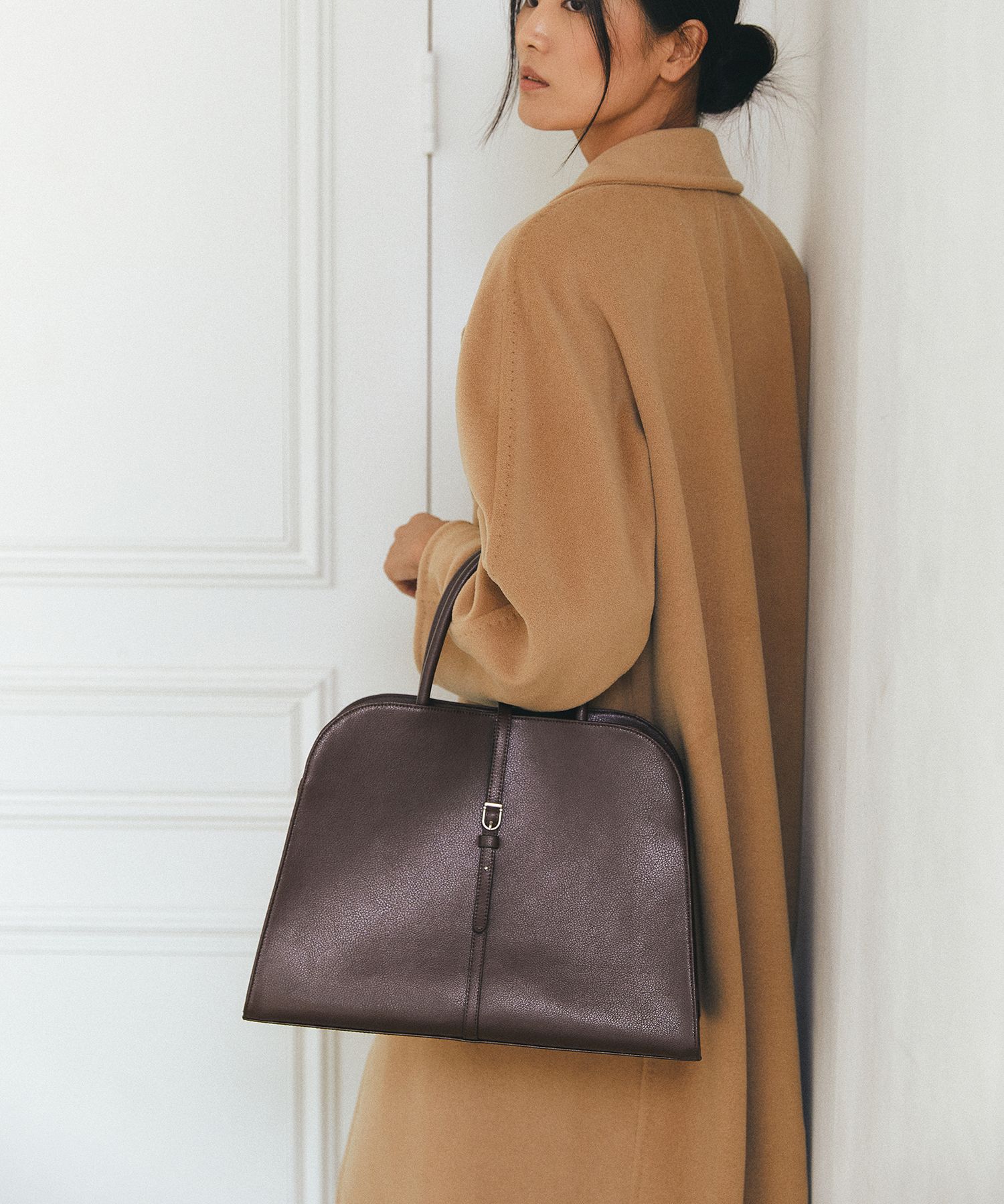 MUSINSA | MONOROW Blanc Large Burgundy Brown