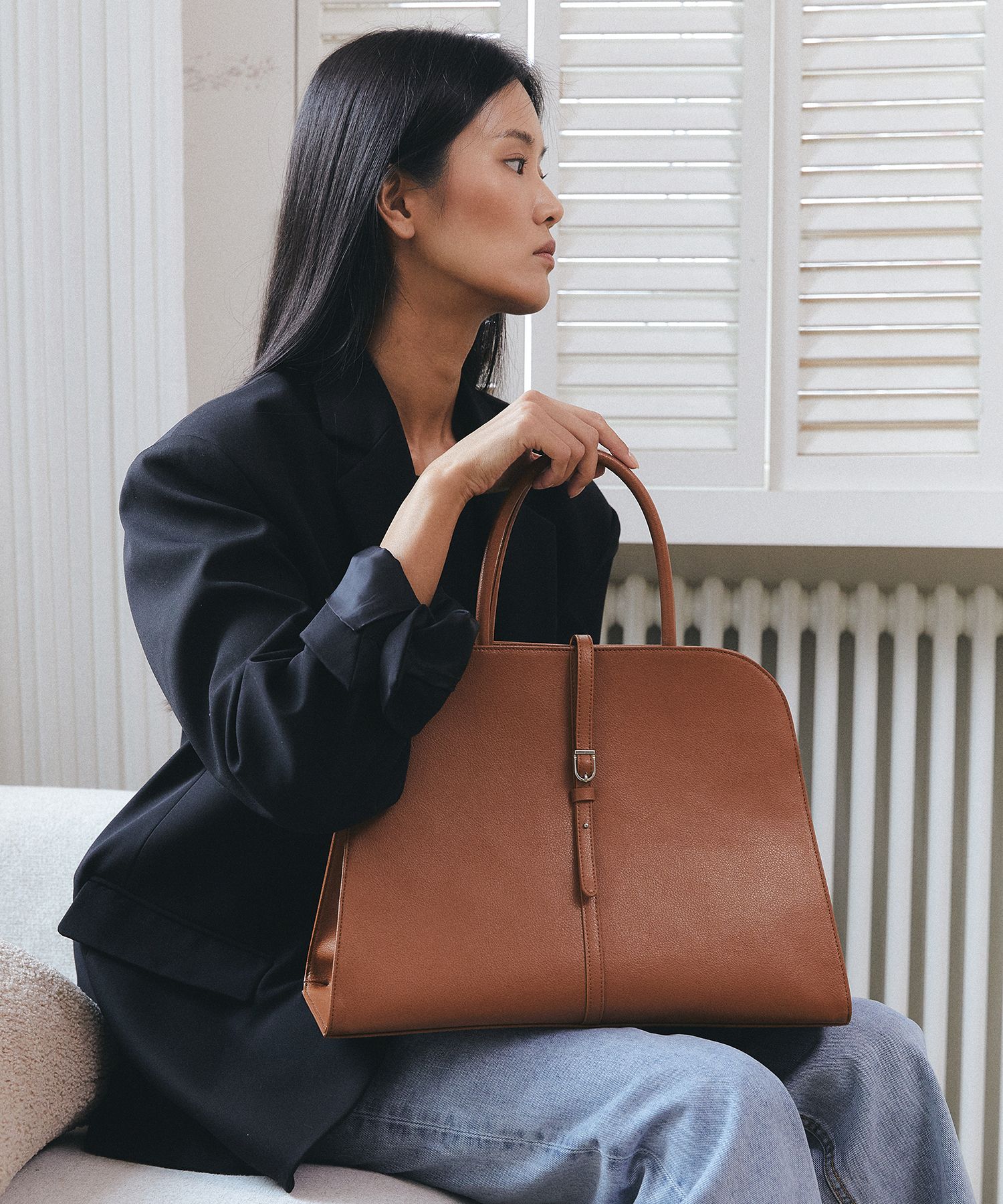 ◆MONOROW◆ LINE BAG CAMEL Designer fashion, Seoul-fully created | W Concept