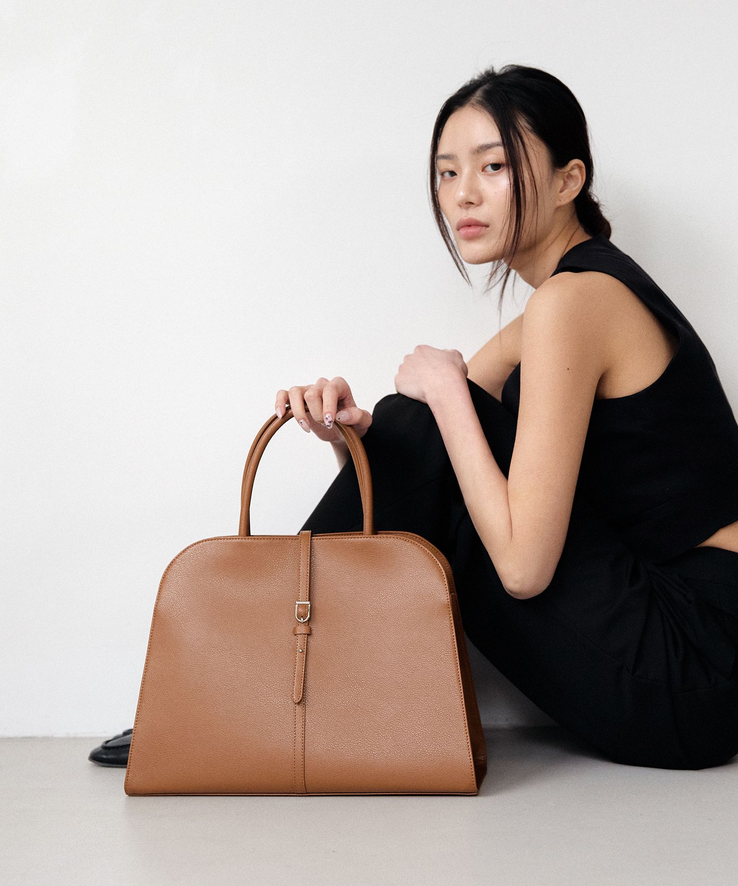 トートバッグ ^MONOROW^ Blanc Large Camel BLANC LARGE CAMEL BLANC LARGE CAMEL - monorow