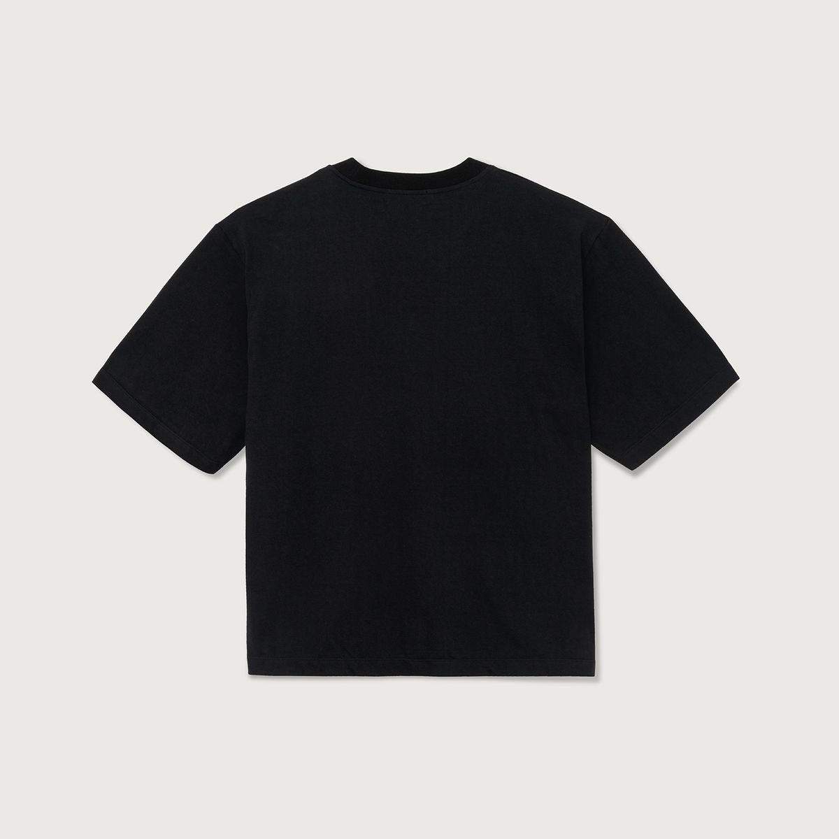 벤(BBEEEENN) MENS)오버핏 포켓 티셔츠_블랙
