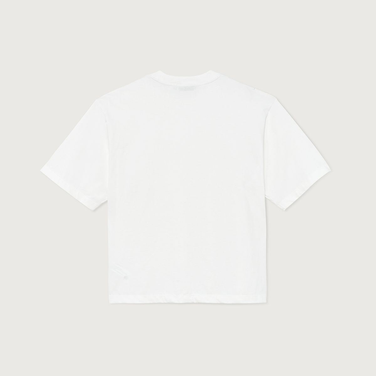 벤(BBEEEENN) MENS)오버핏 포켓 티셔츠_아이보리
