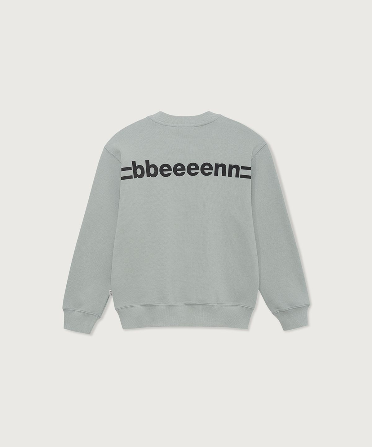 벤(BBEEEENN) 버티칼 피케 스웻셔츠_미스트 그린