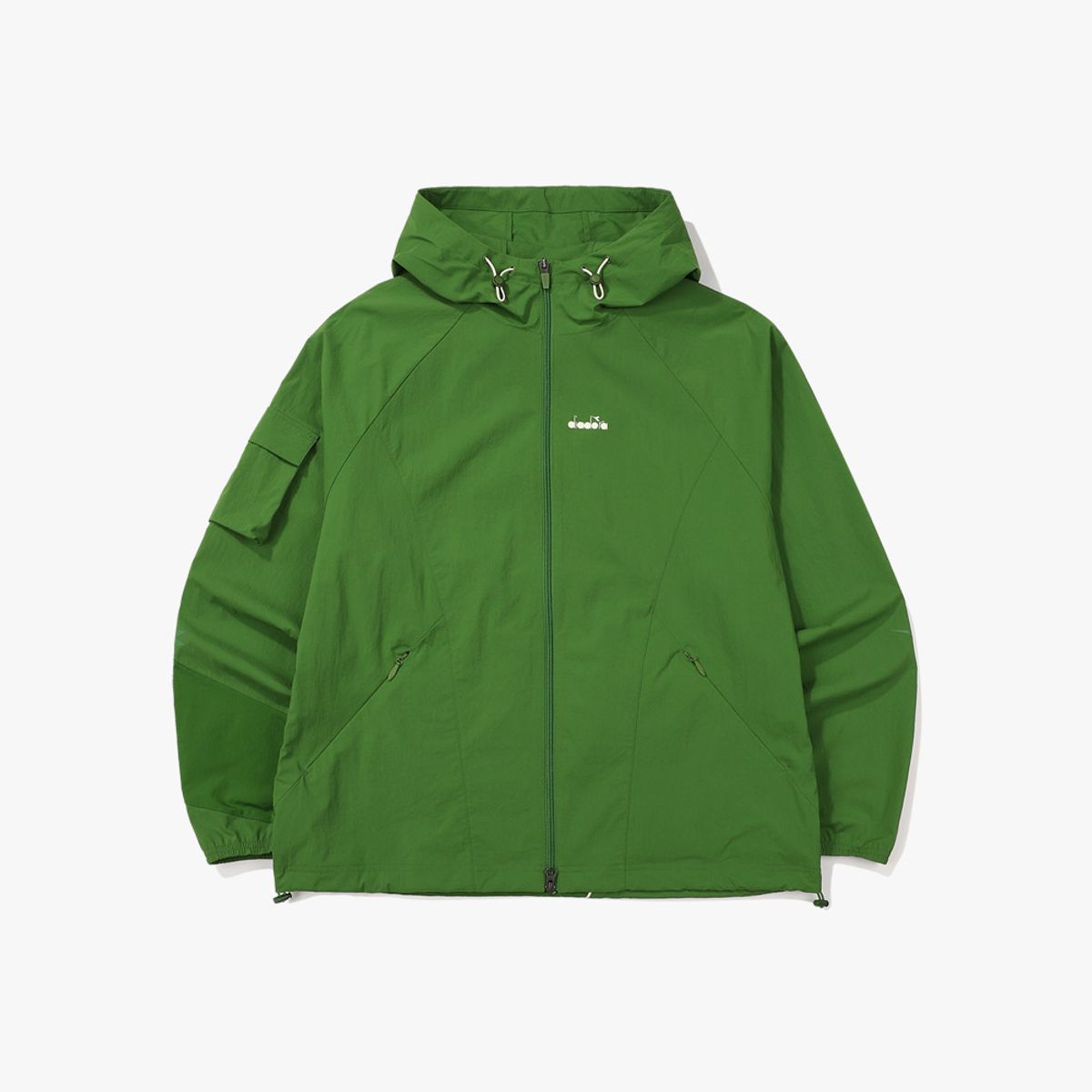 디아도라(diadora) 몬텔로 프리즈 후드 자켓 OLIVE