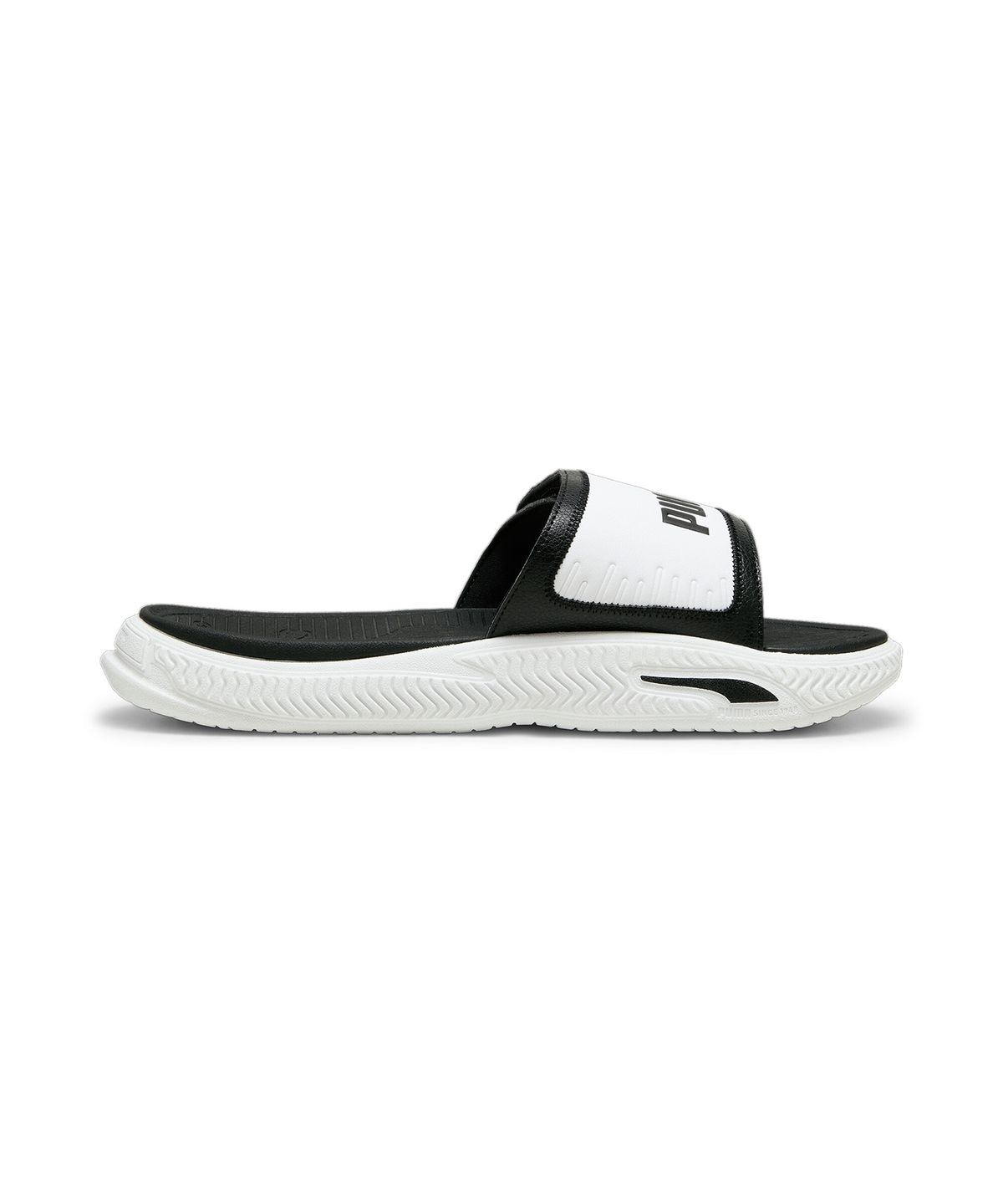 푸마(PUMA) 소프트라이드 프로 슬라이드 24 V - 블랙:화이트 / 395431-01