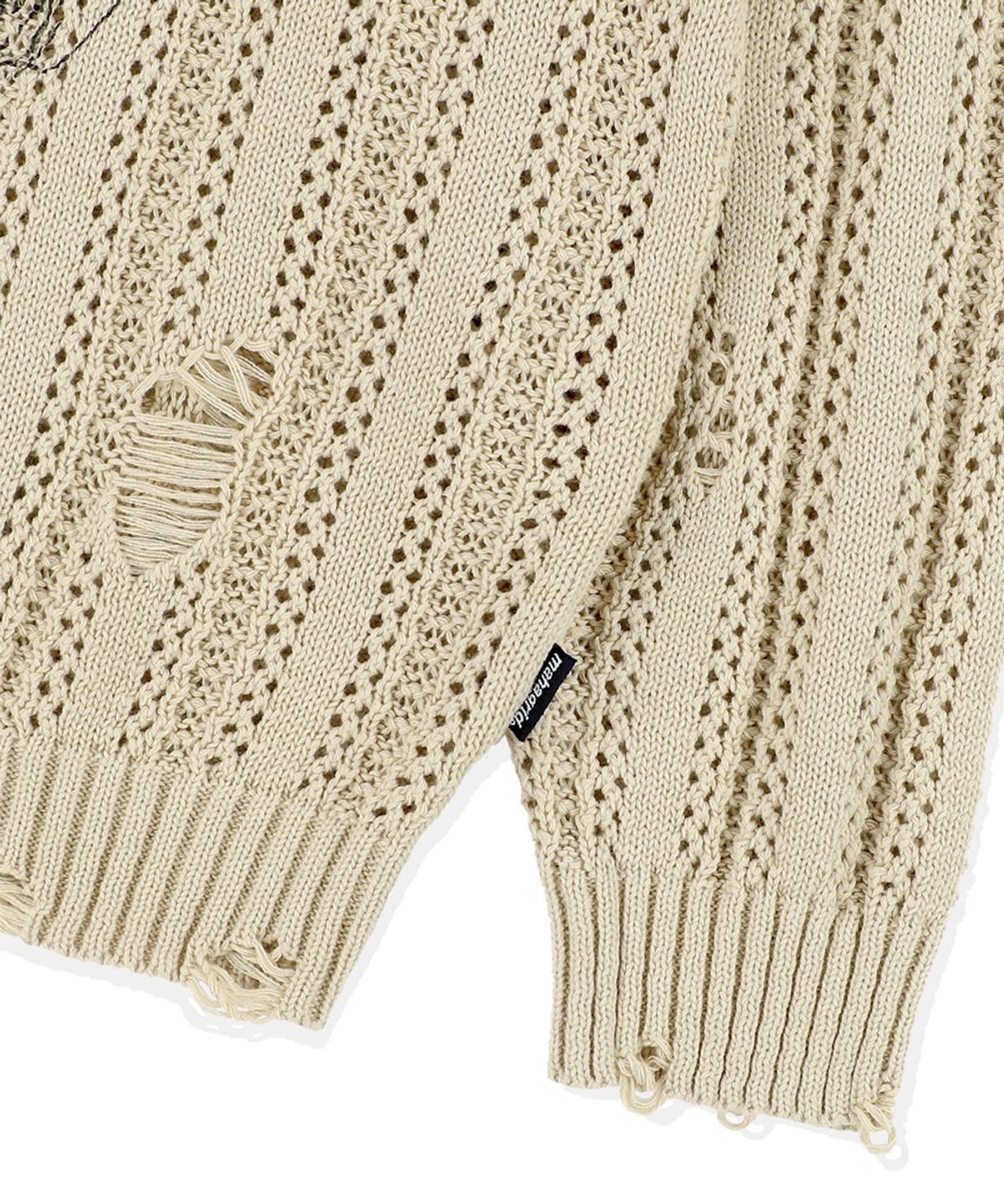 마하그리드(MAHAGRID) BLESSED MESH KNIT BEIGE(MG2ESMK601A)