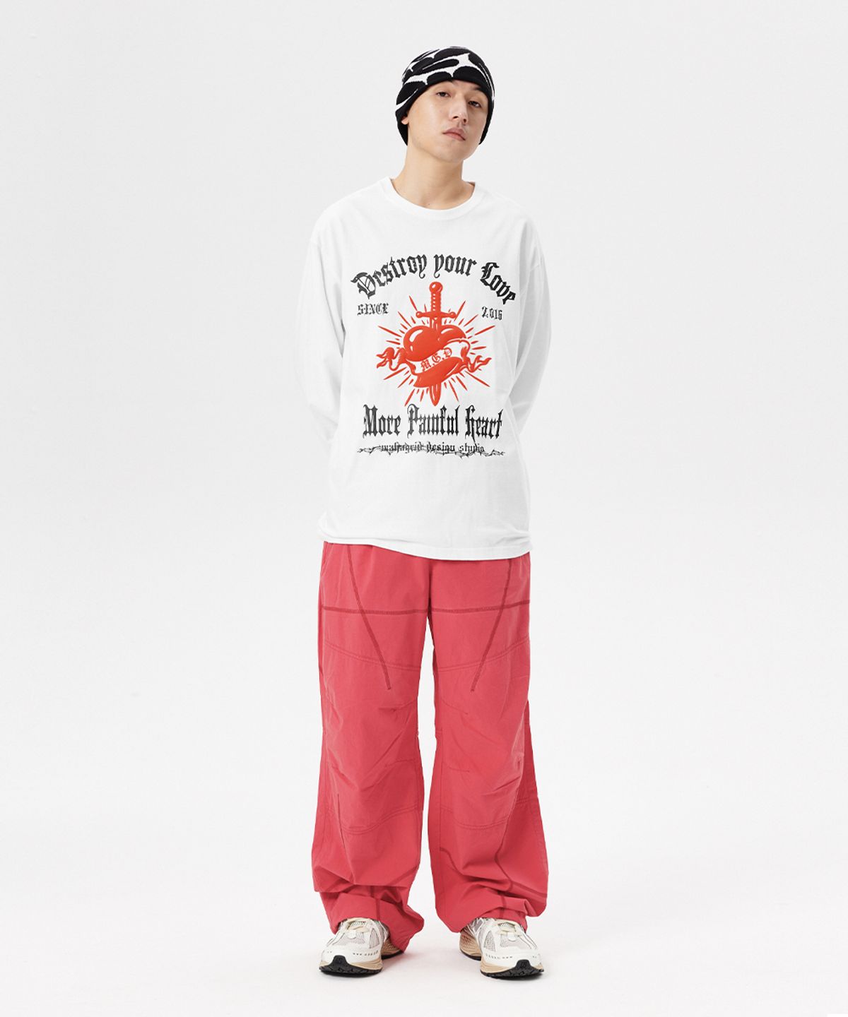 마하그리드(MAHAGRID) PAINFUL LS TEE WHITE(MG2ESMT563A)