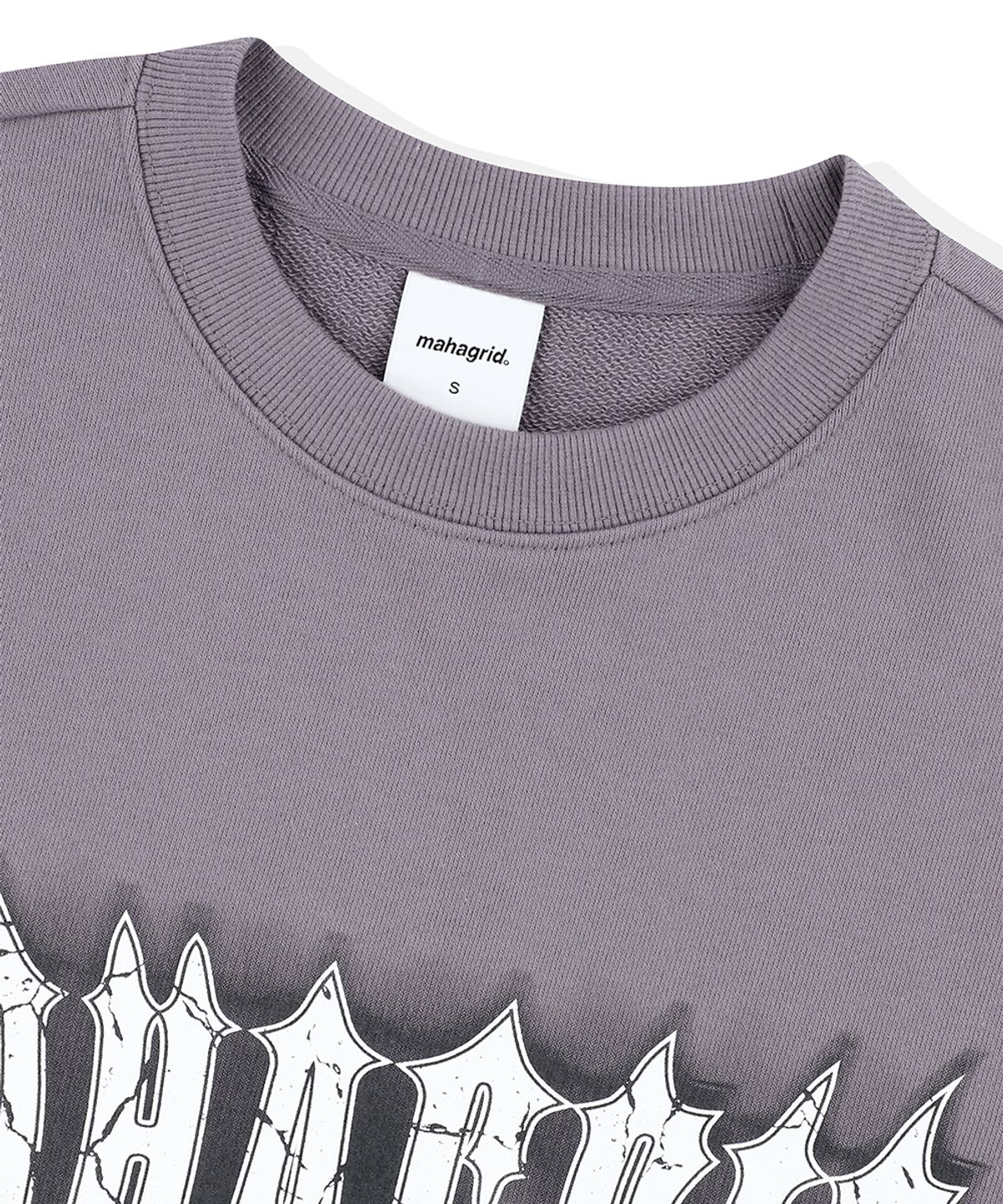 마하그리드(MAHAGRID) STAR LOGO SWEATSHIRT PURPLE(MG2ESMM454A)