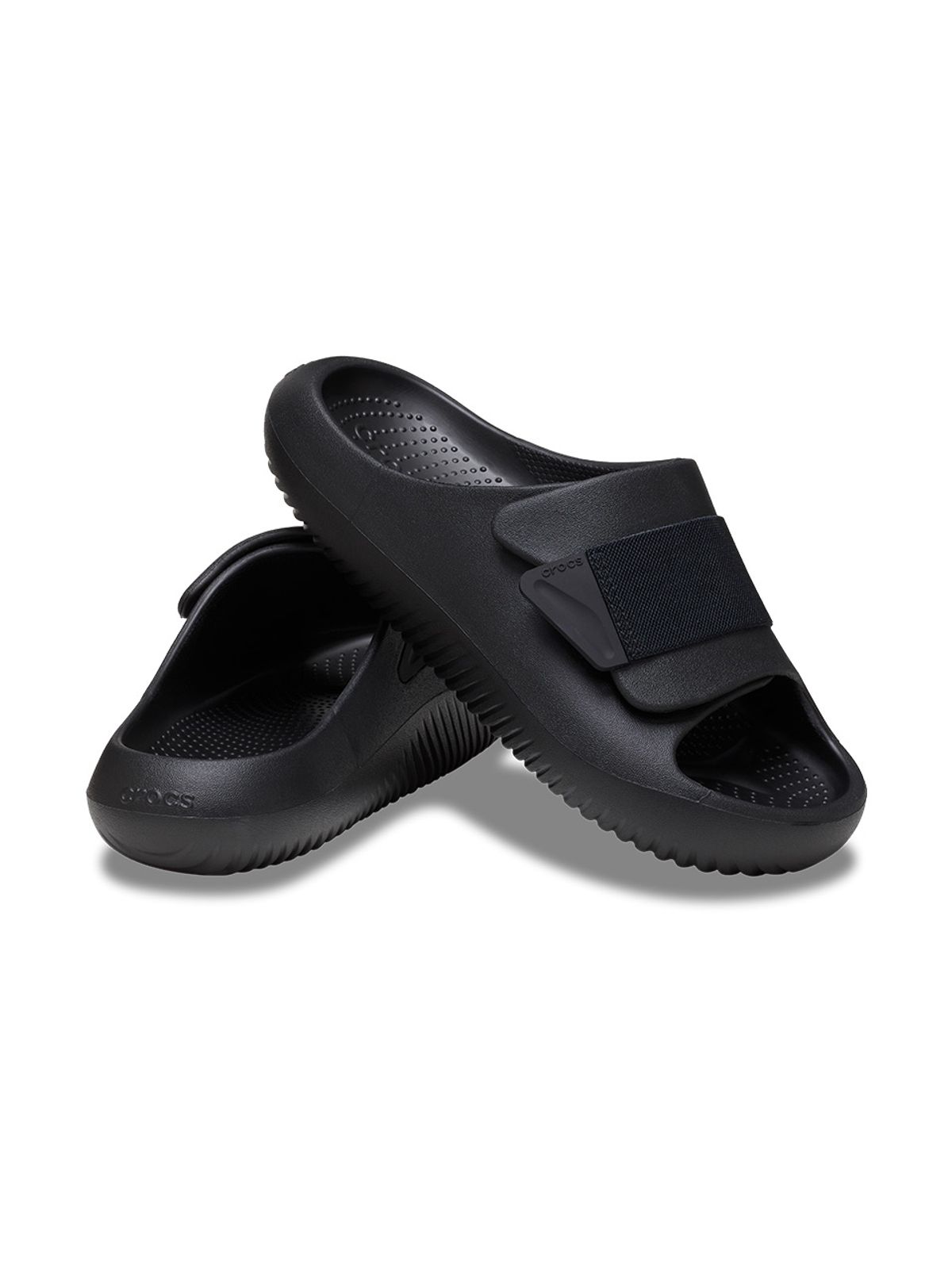 크록스(CROCS) 공용 멜로우 럭스 리커버리 슬라이드 BK (24SUSD209413)