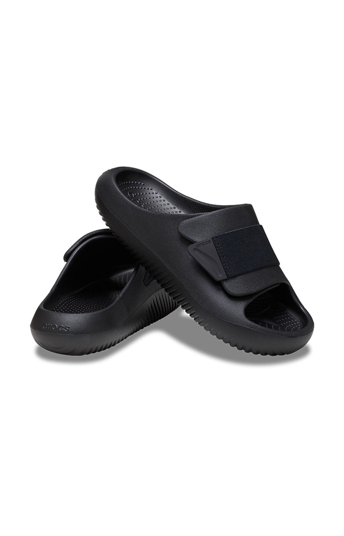 크록스(CROCS) 공용 멜로우 럭스 리커버리 슬라이드 BK (24SUSD209413)