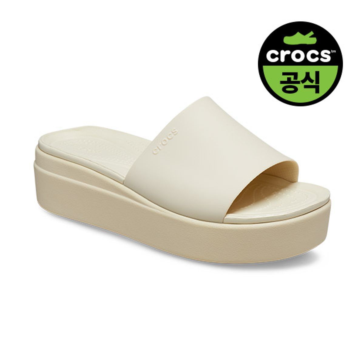 크록스(CROCS) 여성 BROOKLYN SLIDE BONE (24SWSD208728)