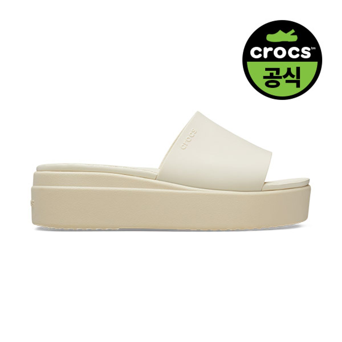 크록스(CROCS) 여성 BROOKLYN SLIDE BONE (24SWSD208728)