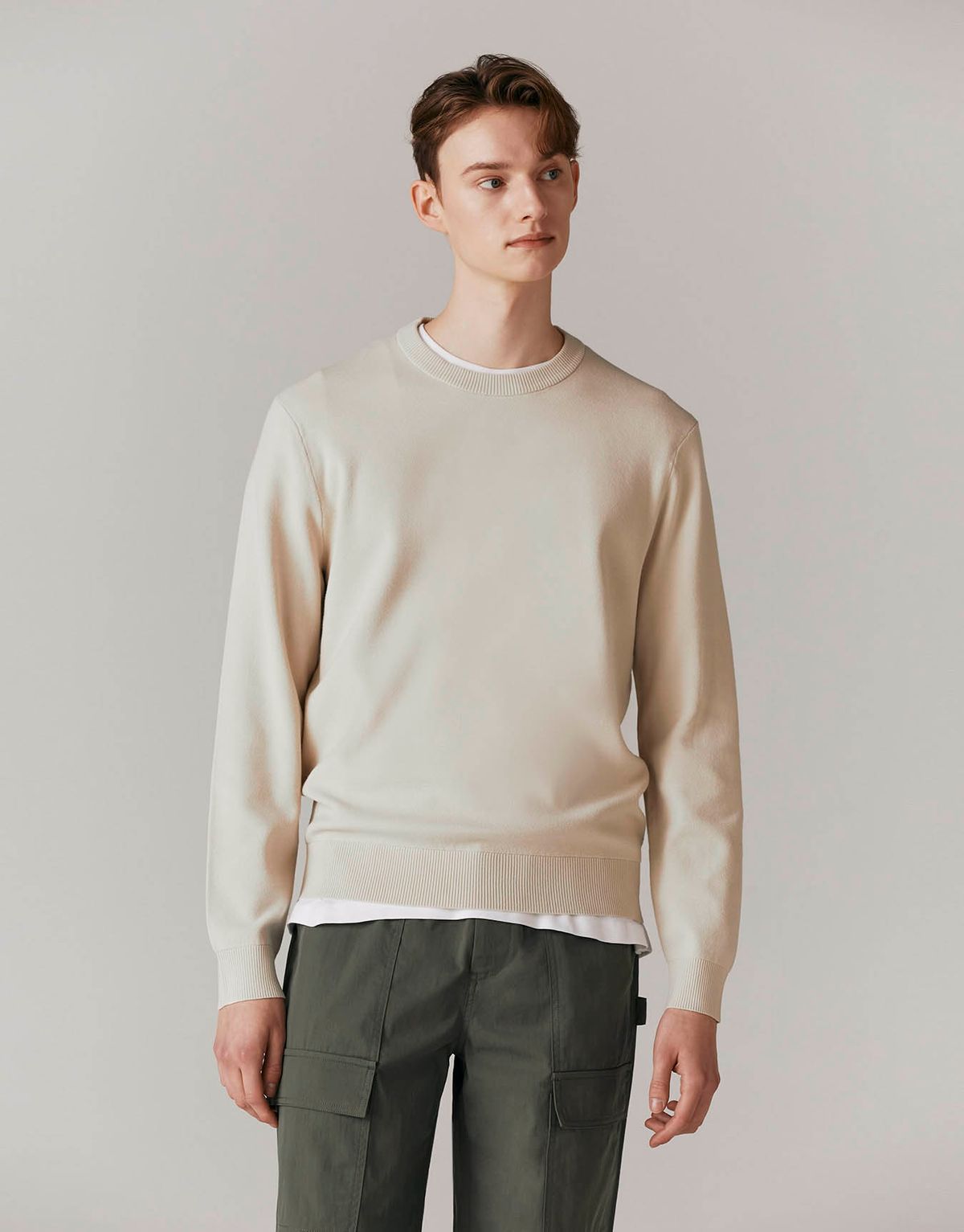 컨셉원(CONCEPTS1ONE) 12GG 하프밀란 크루넥 10054504/054504 [2color]