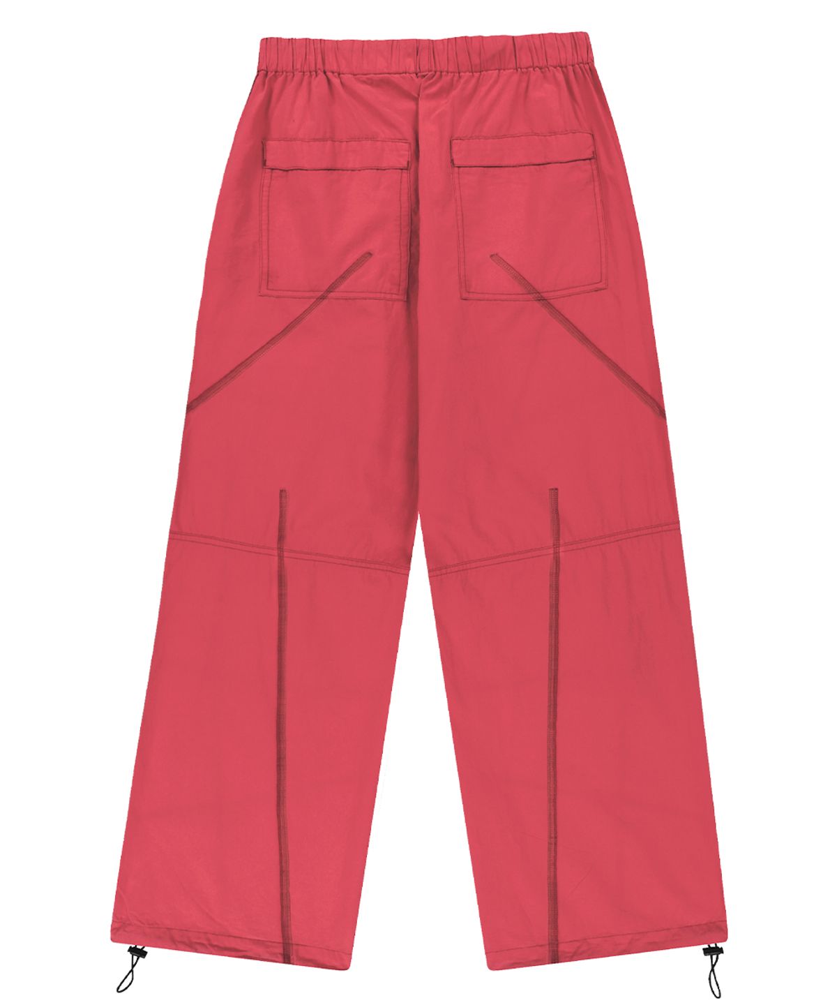 마하그리드(MAHAGRID) COVER STITCH PARACHUTE PANT RED(MG2ESMPA11A)