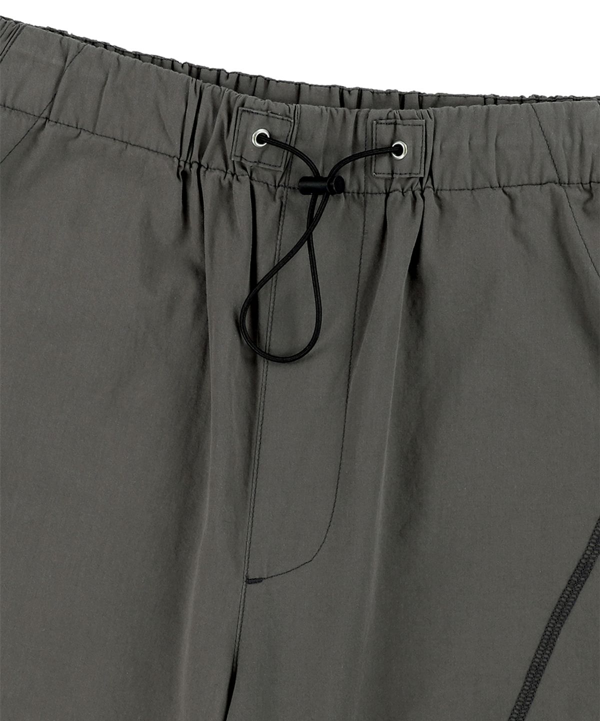 마하그리드(MAHAGRID) COVER STITCH PARACHUTE PANT BLACK(MG2ESMPA11A)