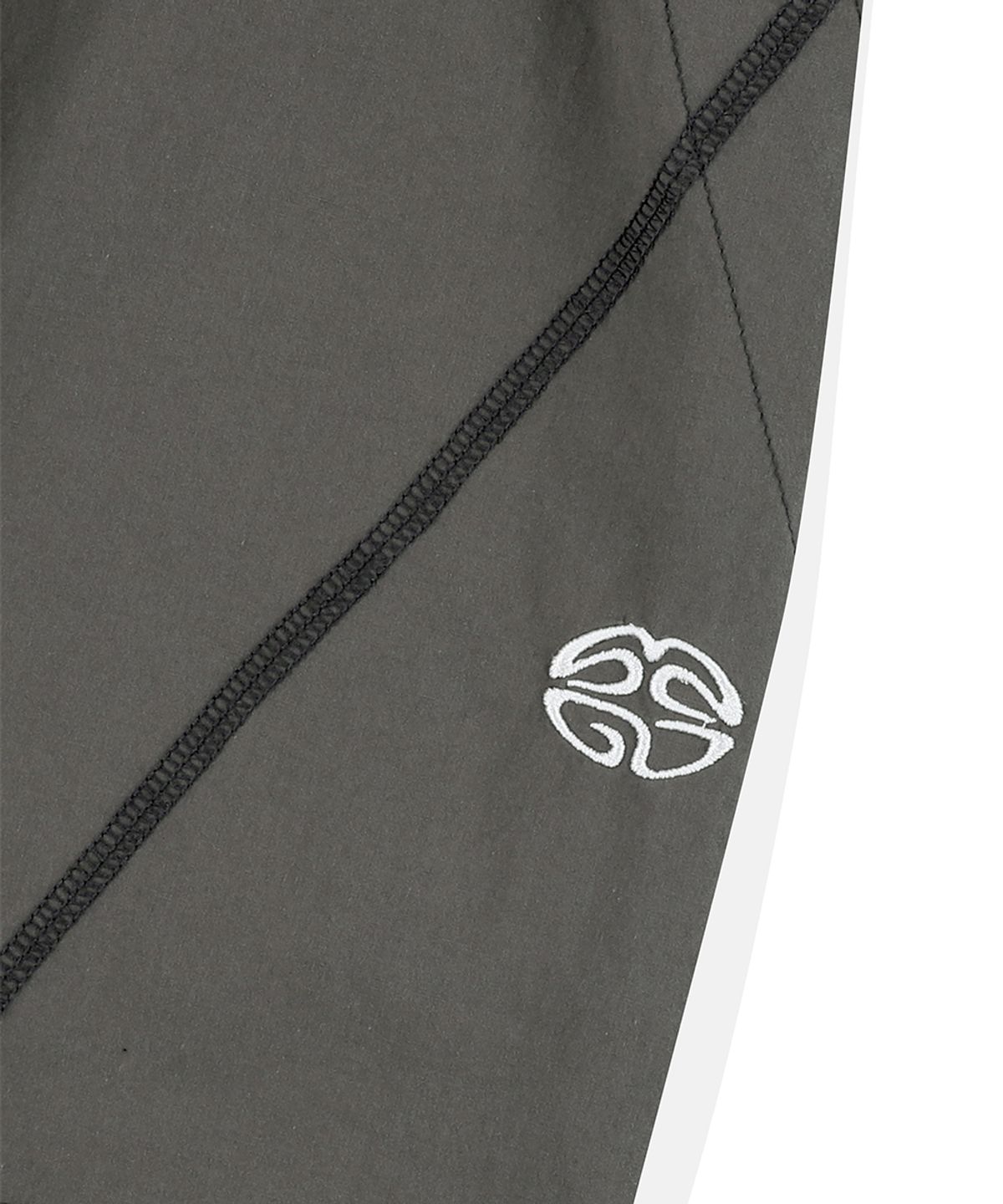 마하그리드(MAHAGRID) COVER STITCH PARACHUTE PANT BLACK(MG2ESMPA11A)